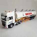 Caminhão Semi-reboque Transportador de Brinquedo para Meninos, Modelo Detalhado, Perfeito para Transporte e Diversão Criativa. — foto 2