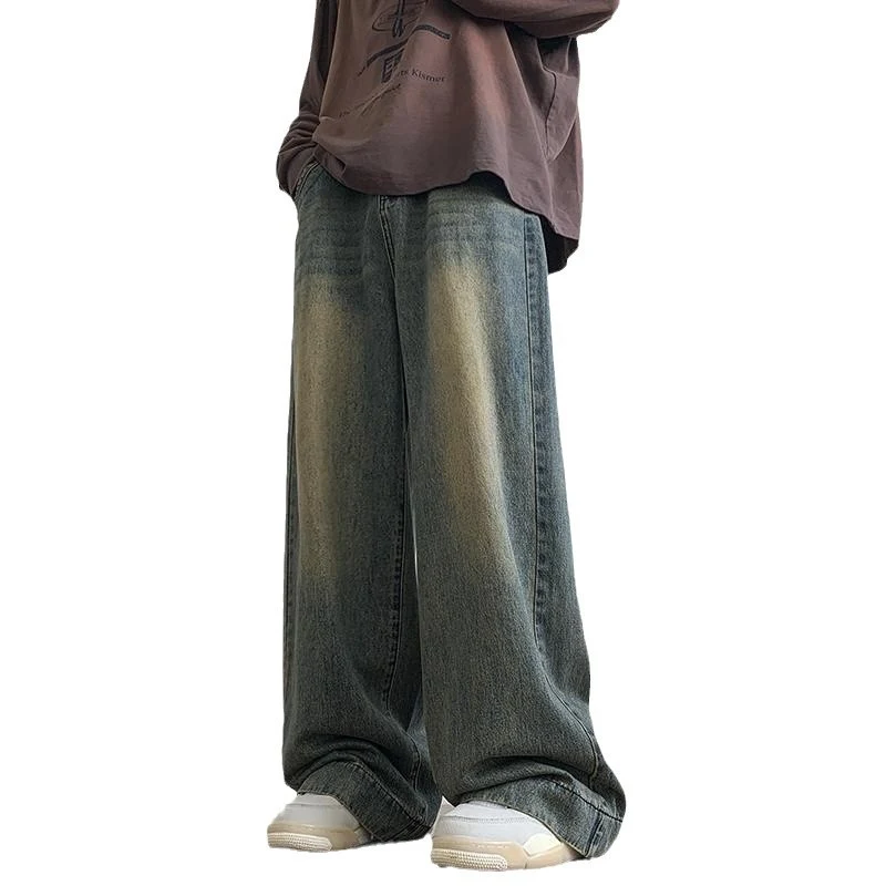 Ruan Straight Jeans Heren Zomer Mooie Wide Leg Casual Lange Broek Comfortabel en Stijlvol voor een Casual Zomerse Look — foto 4