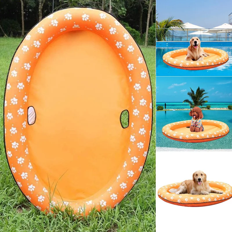 Title 4, Dog Floating Raft Garden Outdoor Summer Swimmin...