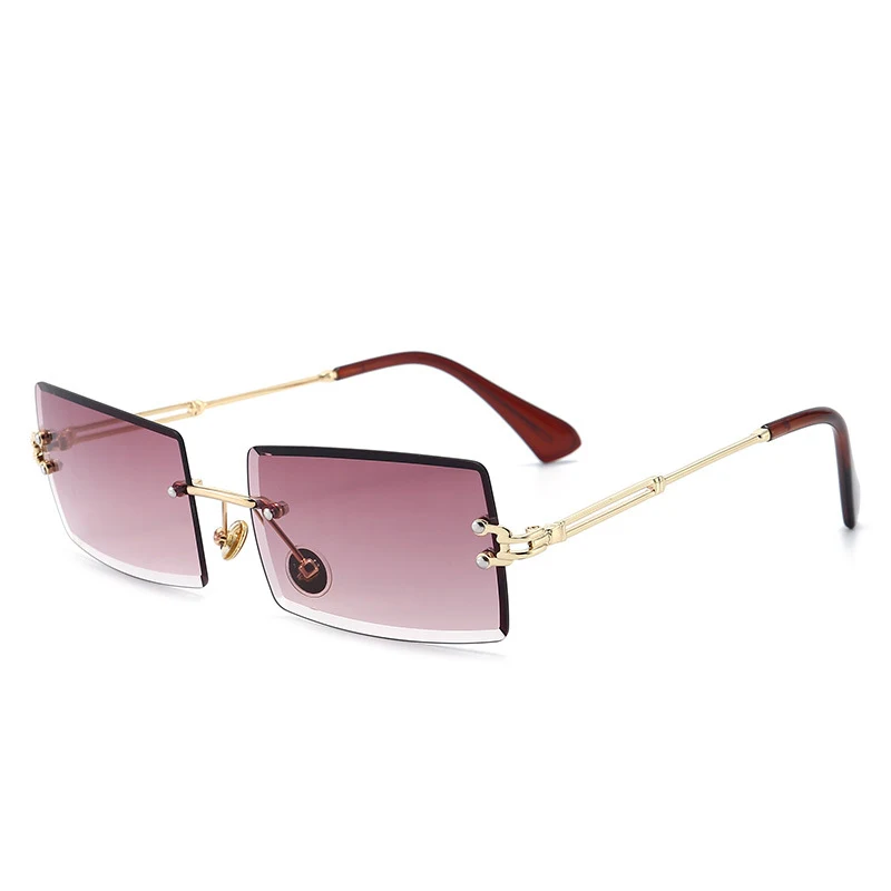 Men and Women's Personality Ocean Film Frameless Sunglasses Stylish and offering UV protection with a lightweight design — photo 5