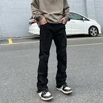 Men's American-style vintage frayed ripped jeans. Get that distressed look with these comfortable, stylish jeans perfect — photo 5