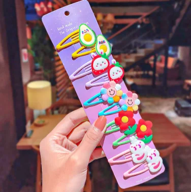 Title 5, Children Barrettes 10 PCs Set Girls Baby Cute H...