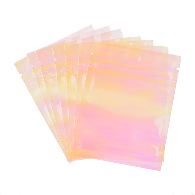 Embalagem de 20 sacos plásticos holográficos de folha de alumínio para alimentos, 8 tamanhos. Conserva frescor e protege seus alimentos. — foto 4