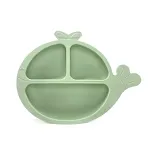 Dark Green Whale Dinner Plate