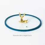 Golden Deer Blue Edge
