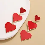 Red Peach Heart 7218
