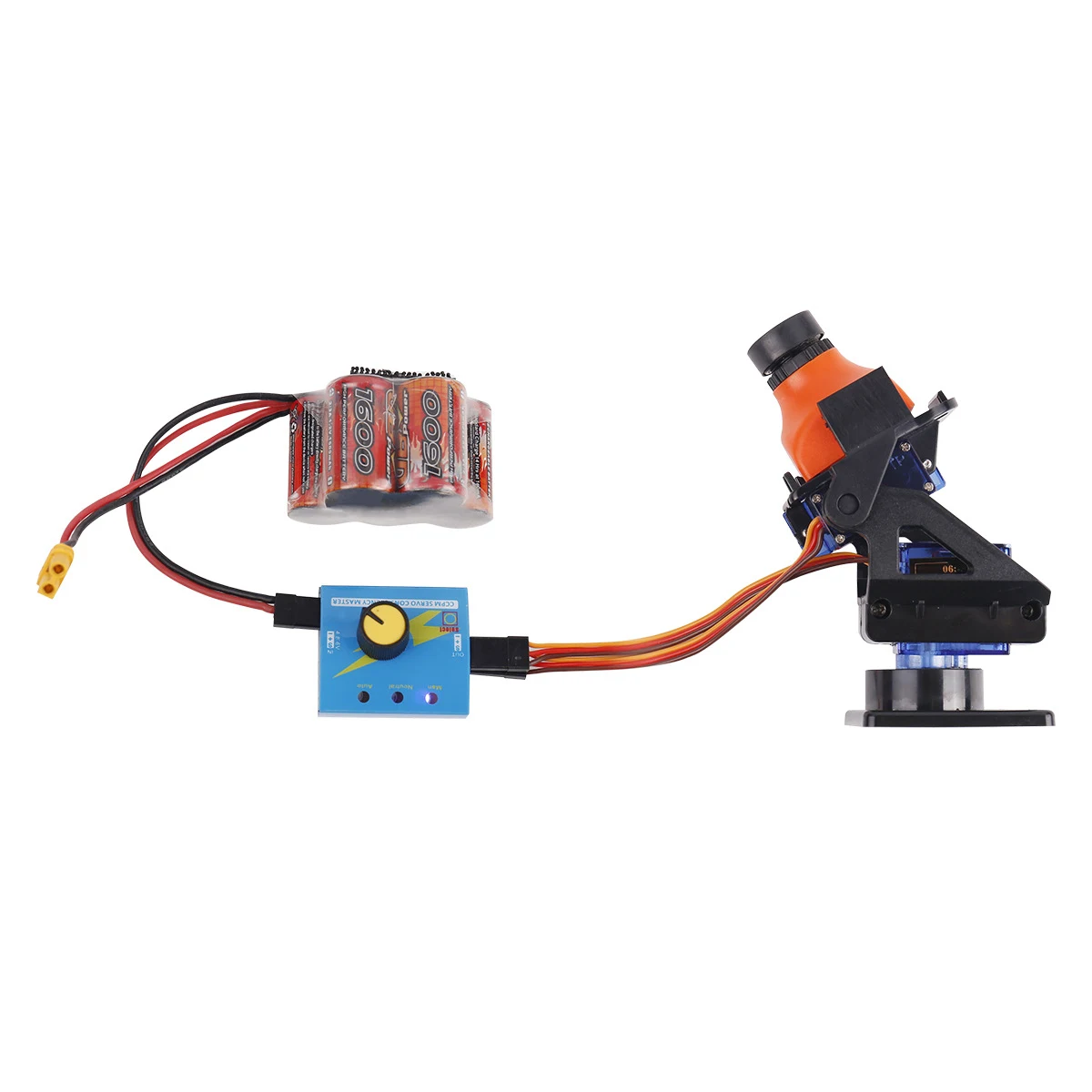 FPV-camera met PTZ-besturing met dubbele as en ultrasoon, voor precieze controle en heldere beelden. Perfect voor FPV-vluchten. — foto 1