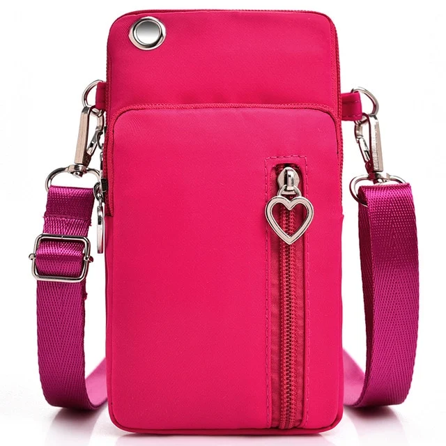 Nova versão coreana da mini bolsa para celular e moedas, design compacto e charmoso, ideal para transportar seus itens essenciais. — foto 1