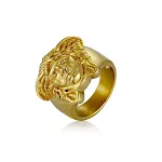 Anel de aço titânio para homens e mulheres. Resistente, hipoalergênico, perfeito para uso diário. Joia durável e elegante. — foto 3