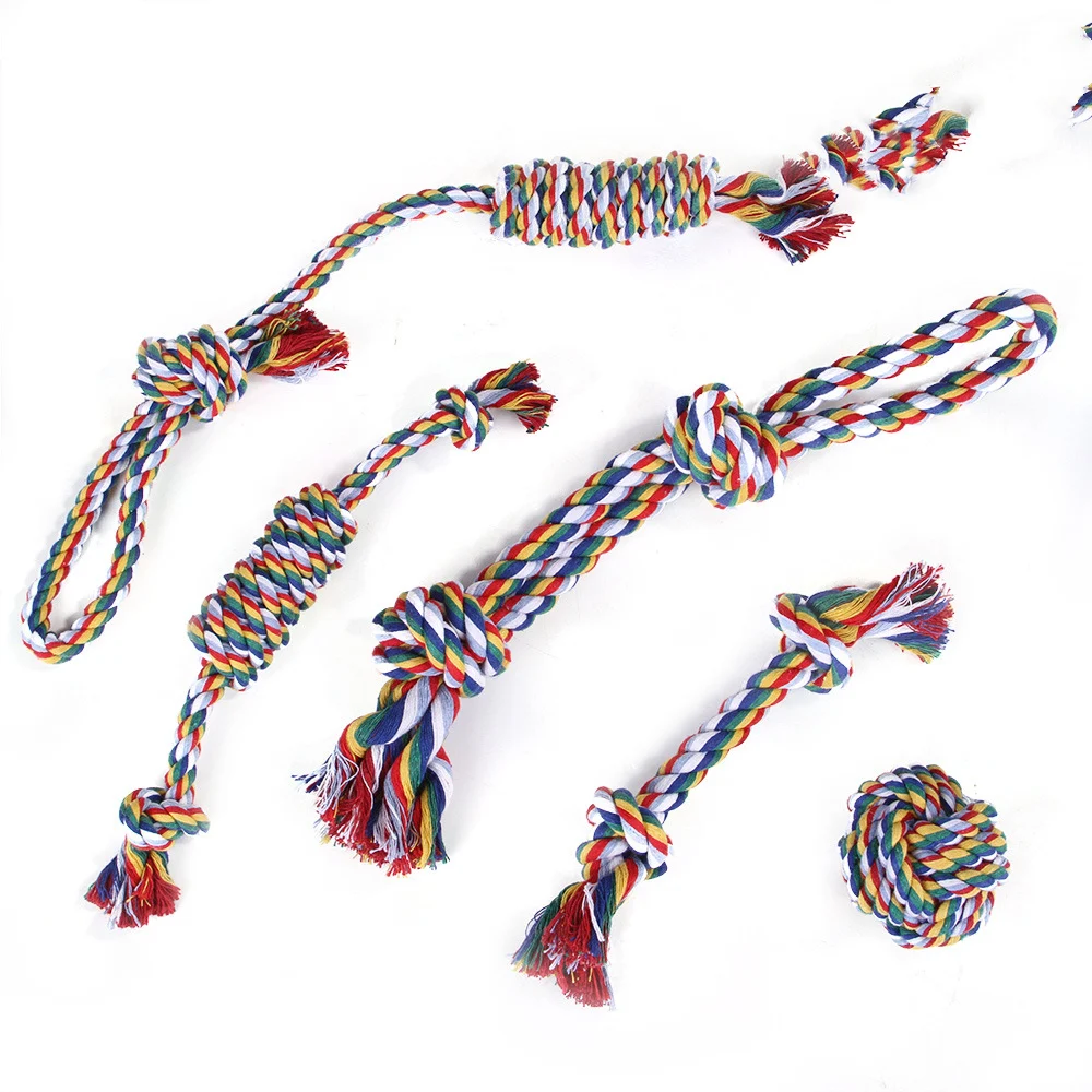 Title 5, Dog Bite-resistant Cleansing Cotton Rope Knot S...