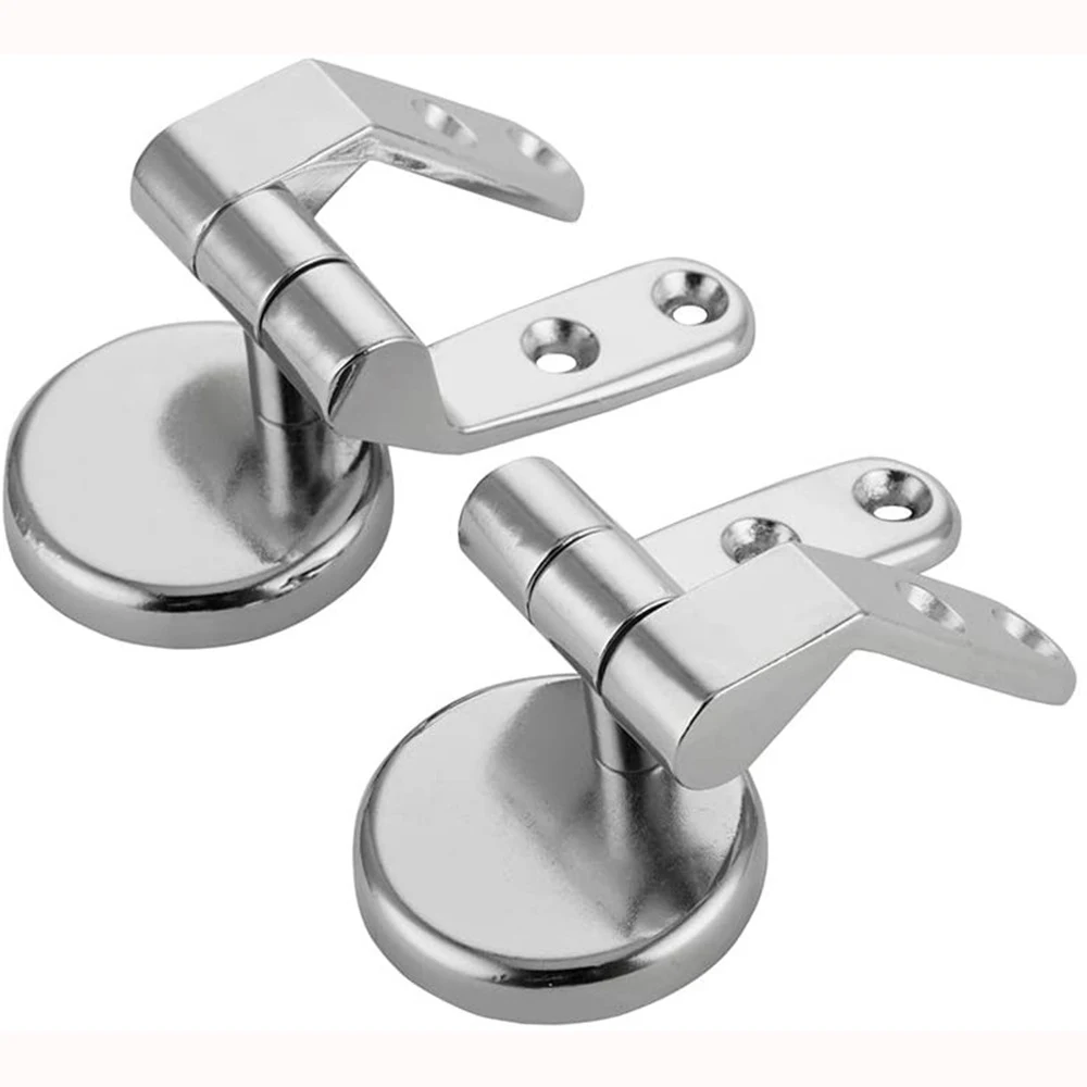 Zinc Alloy Toilet Lid Hinge with Screw Accessories. Easy installation, robust design, and durable performance for a secu — photo 1