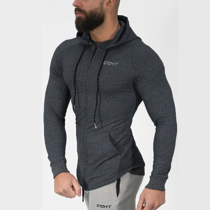 Camiseta manga longa casual fitness Muscle Men's Brothers para homens. Conforto e estilo para treinos e uso diário. — foto 6