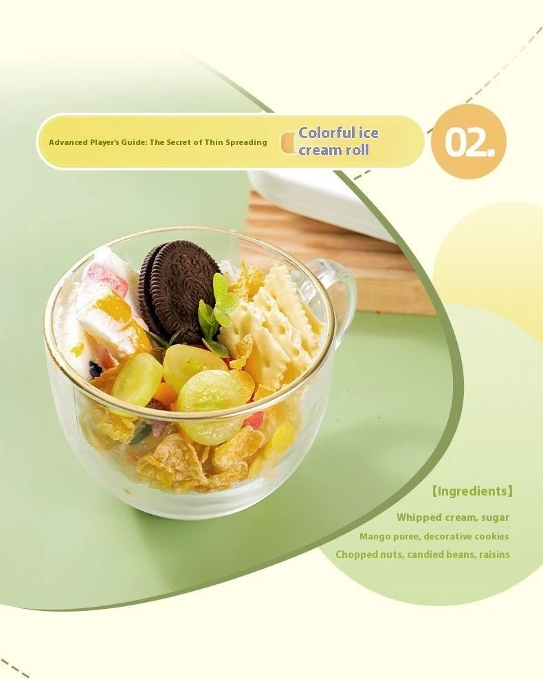 Title 5, Small Household Fried Ice Machine Create Delici...