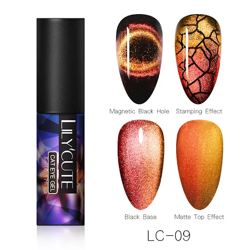Title 7, Magic Wide Cat Eye Nail Polish. Achieve wide an...