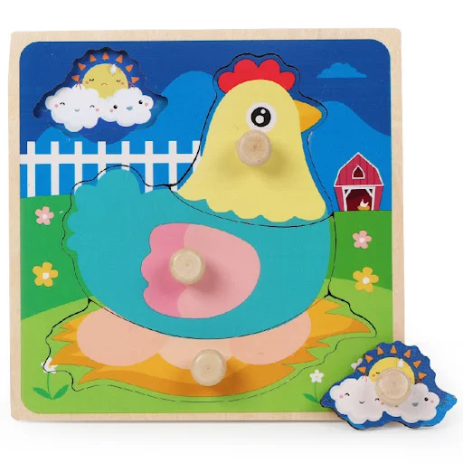 Title 25, Wooden Childrens Dowel Pin Puzzle Board Toys, ...