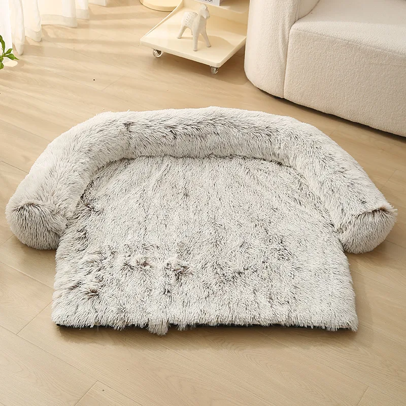 Title 2, Pet Dog Plush Winter Warm Sofa Cushion, Soft an...
