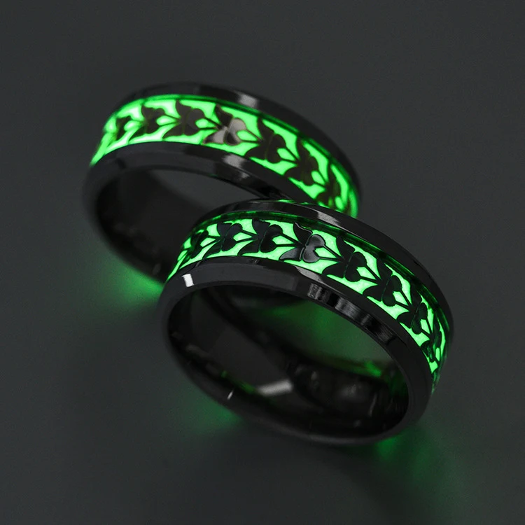 Anel de borboleta fluorescente e fofo, ideal para brilhar no escuro e adicionar um toque mágico ao seu visual noturno. — foto 5