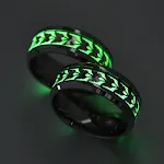 Anel de borboleta fluorescente e fofo, ideal para brilhar no escuro e adicionar um toque mágico ao seu visual noturno. — foto 5