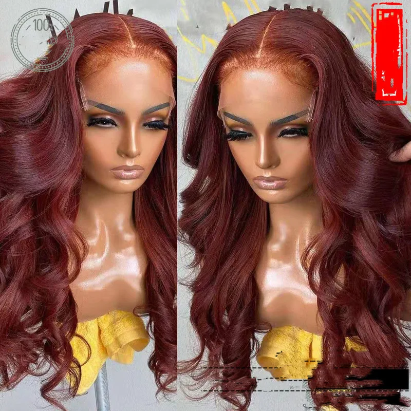 Peruca frontal de renda ondulada sexy, corpo com ondas naturais, visual estiloso e atraente, fácil de aplicar, ideal para festas e eventos — foto 1
