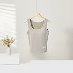 Camisola coreana feminina com gola quadrada, sem costura, para uso interno e externo, oferecendo conforto e estilo em várias ocasiões. — foto 3