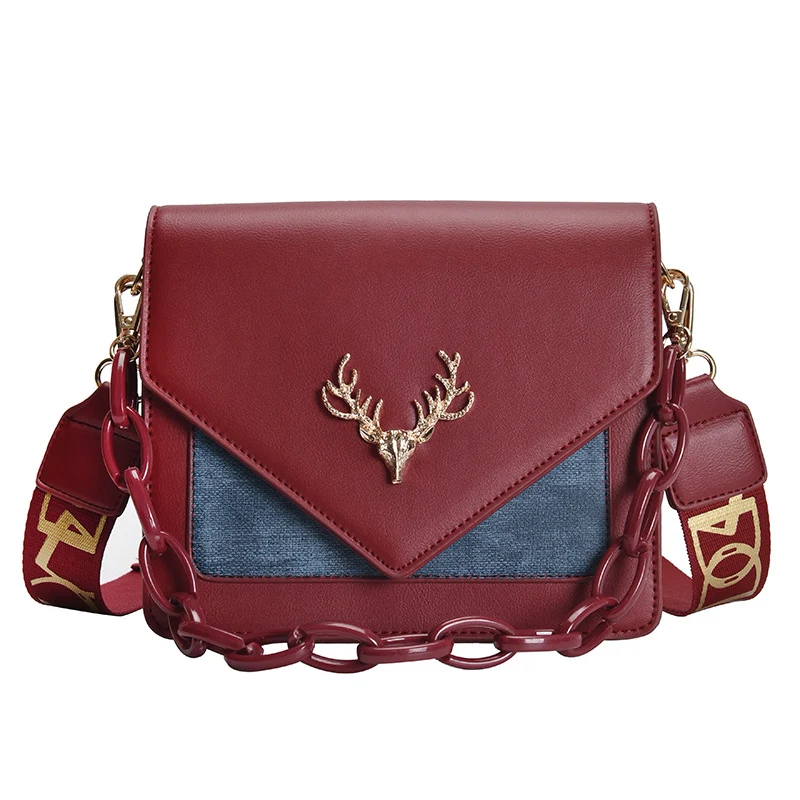 Bolsa Mensageiro com Cabeça de Cervo para Ombro, Design Único e Charmoso, Perfeita para Uso Diário, Conforto e Estilo em Um Só Acessório. — foto 7