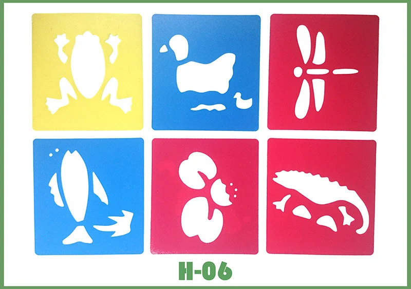 Molde de Pintura Liso Fosco PP Vazado. Crie designs precisos e reutilizáveis para projetos artísticos, artesanato e decoração de casa com facilidade. — foto 16