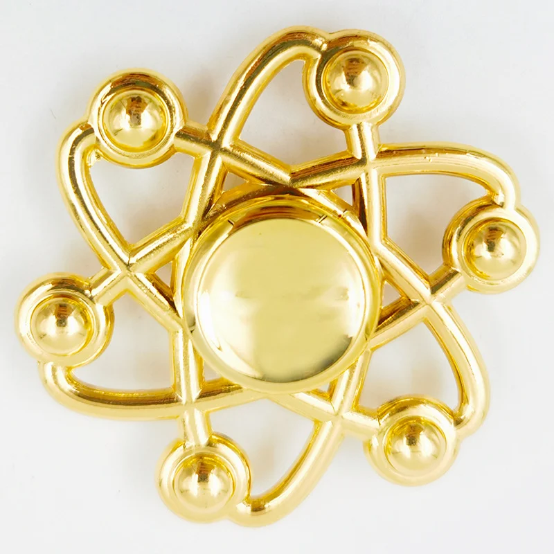 Zinc Alloy Electroplating Colorful Fingertip Top Brinquedo Giratório Colorido Alívio de Estresse Divertido Presente Crianças Adultos. — foto 66