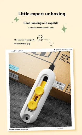 Title 13, Exquisite Unpacking Knife with magnetic disasse...
