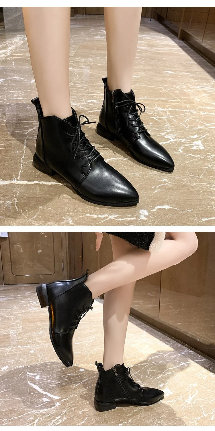 Title 6, Britische Damen Stiefeletten, dicker Blockabsat...