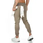 Calças de treino esportivas masculinas slim com fechamento nos pés. Conforto e desempenho superiores para seus treinos e atividades físicas. — foto 5