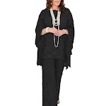 Terno de Três Peças de Renda para Mães Elegância e Sofisticação. Ideal para eventos especiais e celebrações, proporcionando um visual charmoso e requintado. — foto 13