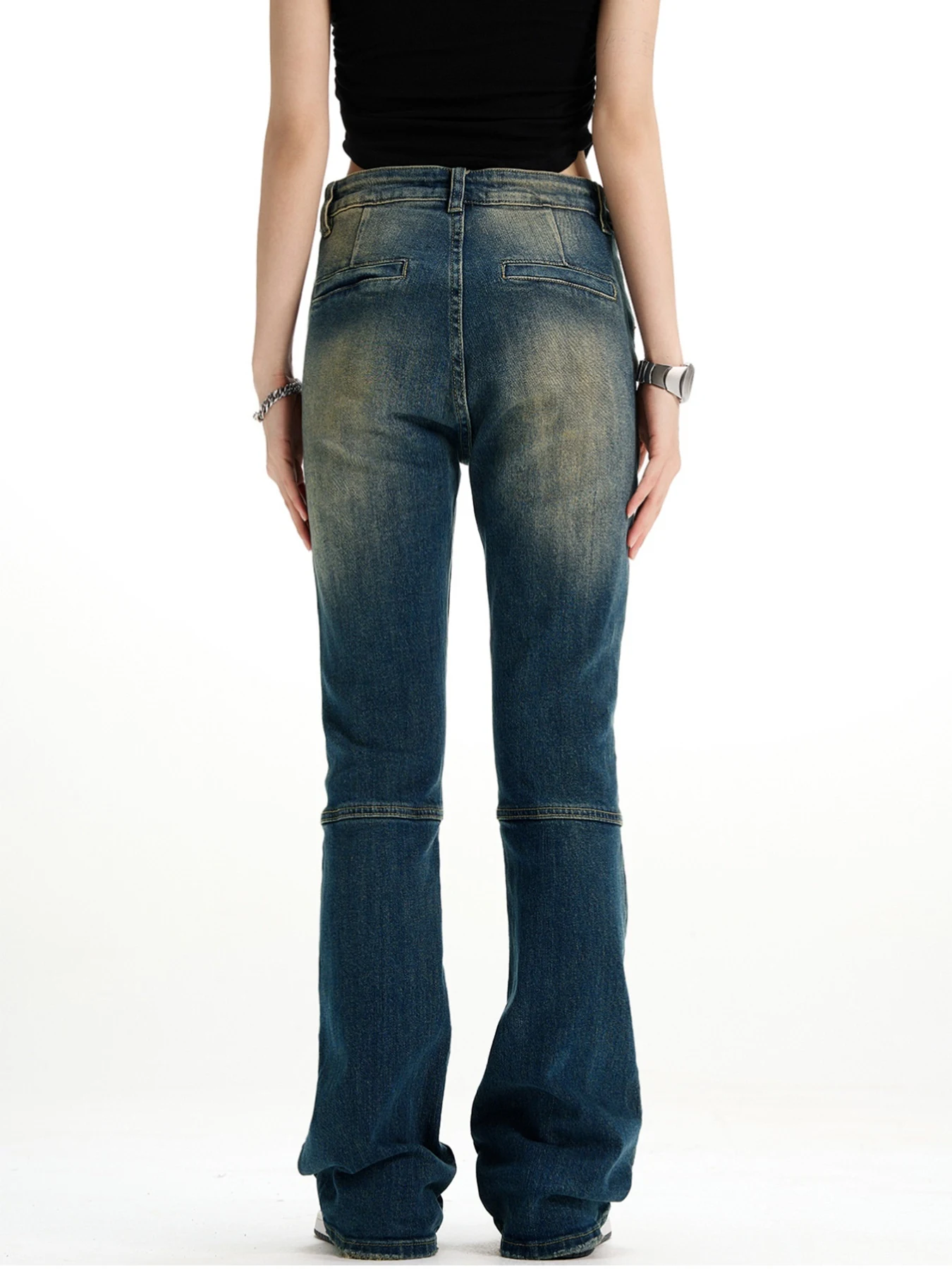 Straight National Fashion American Retro Skinny Jeans for a sleek, modern look. These jeans offer a comfortable, classic — photo 5