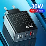 Luminous LED USB 2PD Type-c Mobile Phone Charger Fast and safe charging for your phone. Built-in LED light for easy use — photo 5