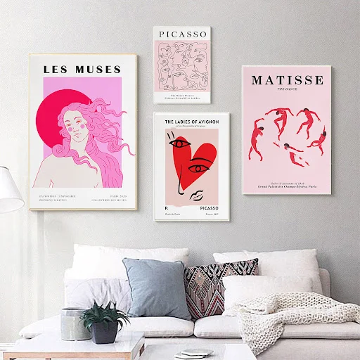 Title 8, Matisse Venus Canvas Kunst Abstracte Poster Dec...