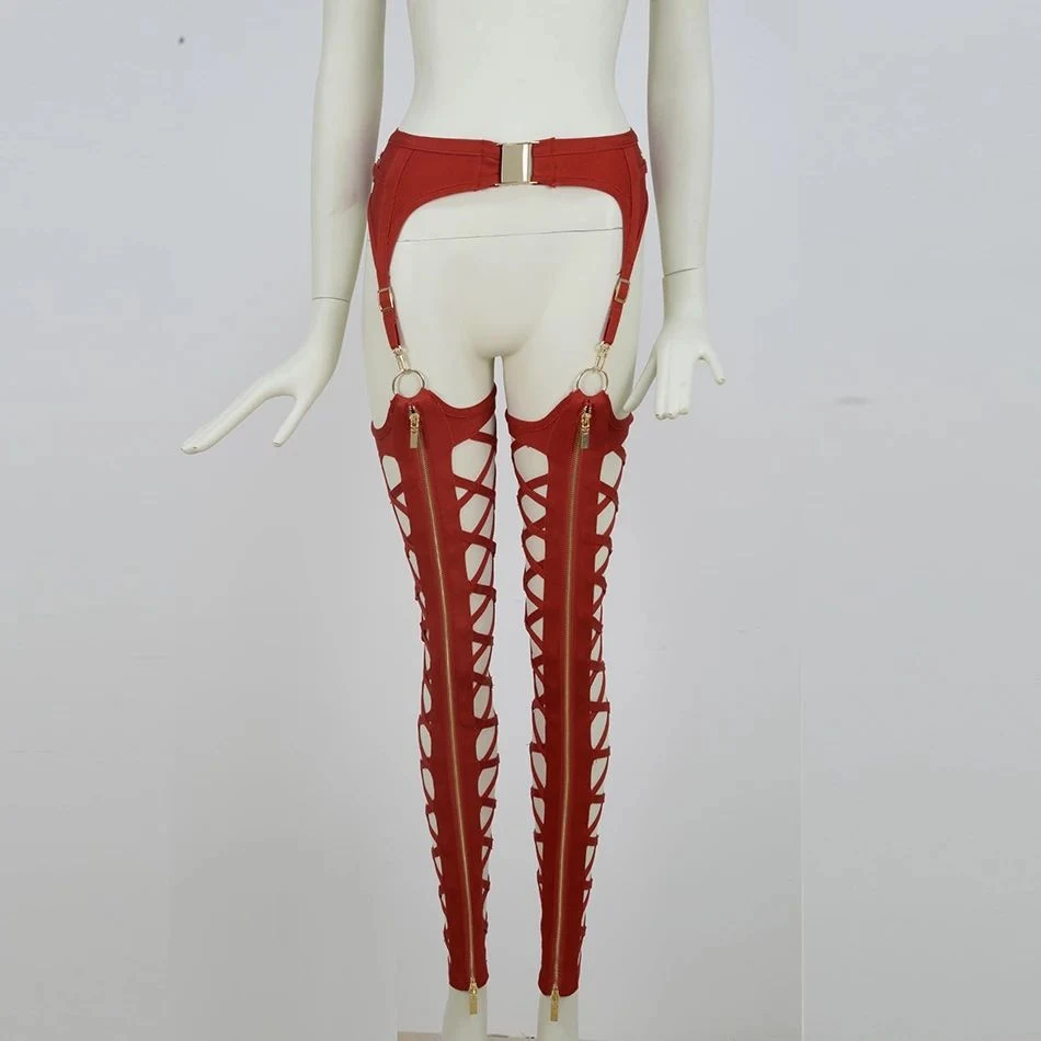 Title 3, Leggings sexy para balada, com zíper frontal, e...