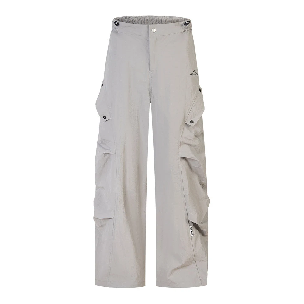Calças masculinas Vibe Style Design de pernas largas com dobra lateral, modelagem solta e caimento perfeito para o seu estilo. — foto 22