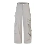 Calças masculinas Vibe Style Design de pernas largas com dobra lateral, modelagem solta e caimento perfeito para o seu estilo. — foto 22