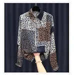 Women's Design Long Sleeve Leopard Print Shirt, Vintage Style, All-Match Versatility, Comfortable and Stylish, Perfect f — photo 16