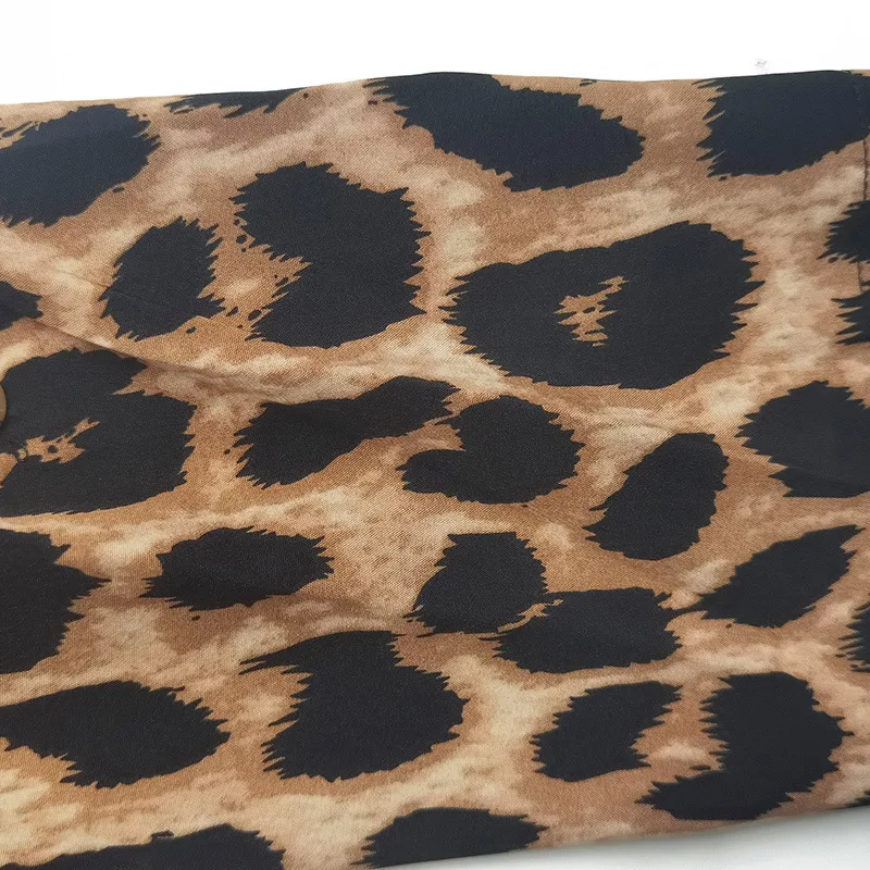 Title 9, Leopard Print Beach Cover-up V-neck Robe Vacati...