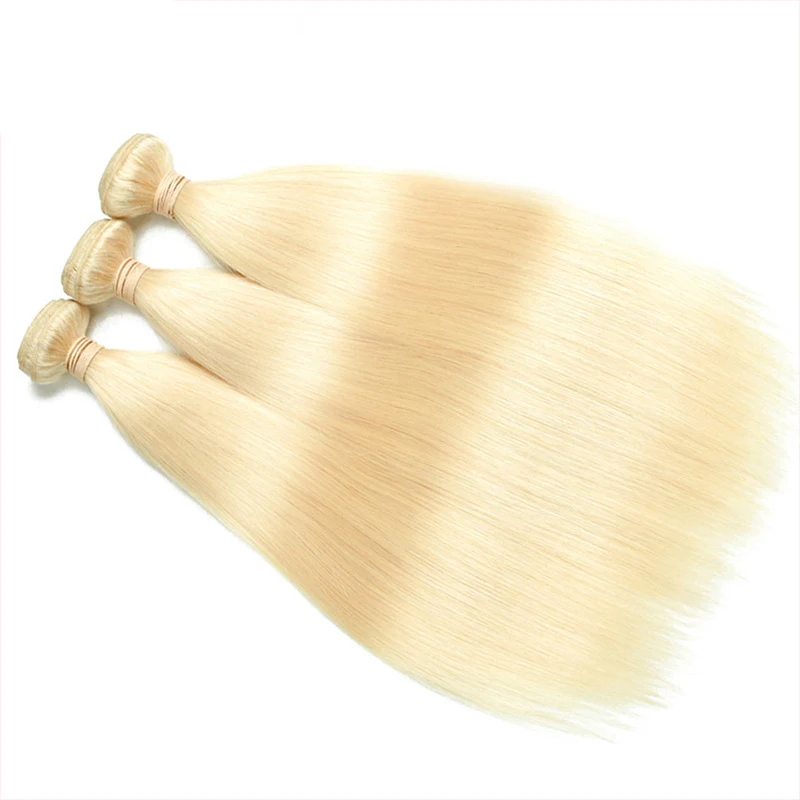 Title 2, Cabelo Humano Loiro Dourado Liso e Ondulado Rea...
