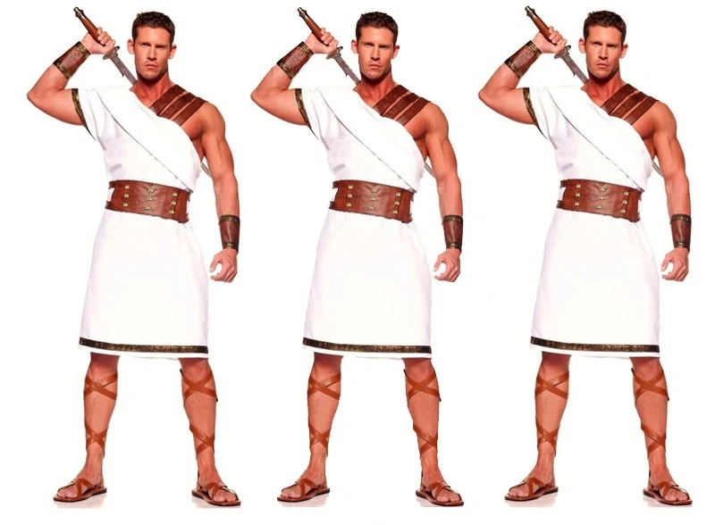 Title 3, Halloween Cosplay Ancient Greek King Gladiator ...