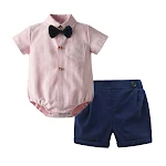 Macacão Infantil de Verão Shorts para Meninos Macaquinho Traje Confortável e Fresco Roupa Ideal para Dias Quentes e Brincadeiras — foto 17