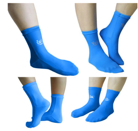 Calzini da Snorkeling Sottili Lycra Altamente Elastica Protezione Solare Perfetti per Immersioni e Nuoto in Mare — foto 4
