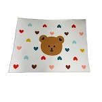 Tapete Infantil Urso Amor Desenho Antiderrapante, Manta de Bebê para Engatinhar e Decoração, Confortável e Seguro — foto 2
