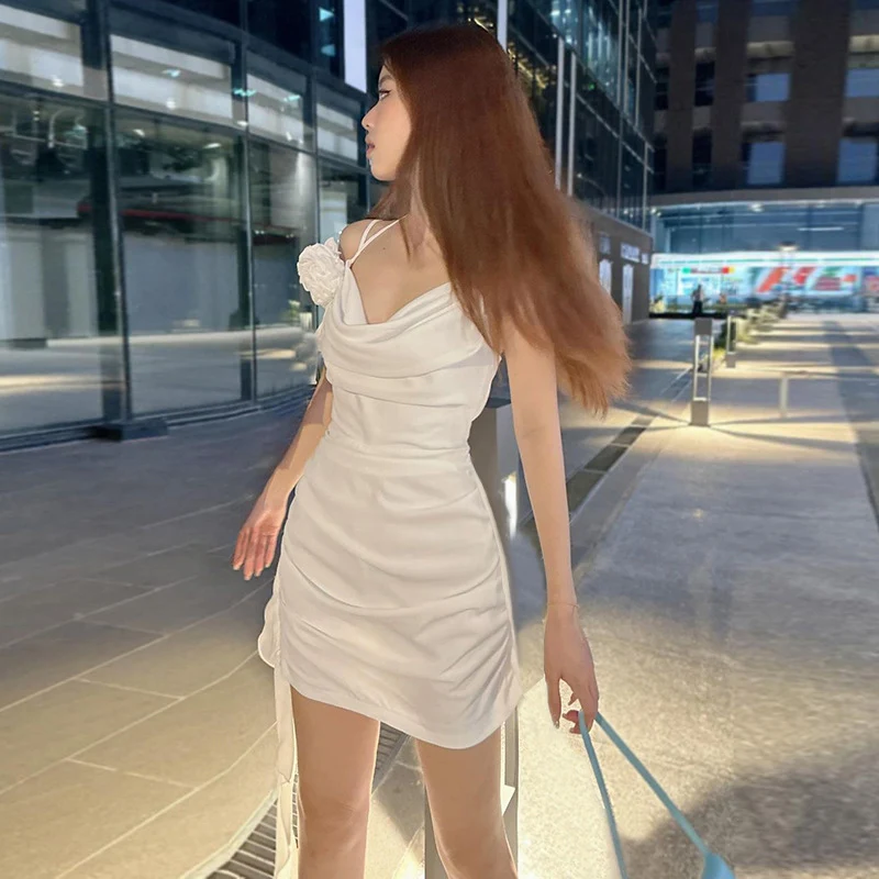 Title 12, European And American Flower Deep V Strap Slim ...