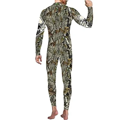 Men's Skull Print Close-fitting Union Suit Party Clothing Comfortable and stylish one-piece outfit for parties and speci — photo 2