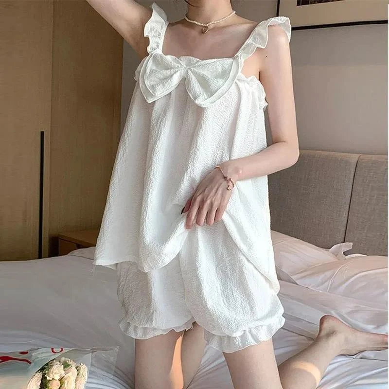 French Style Two-piece Suit Sweet Cute Loungewear Pajamas — photo 11