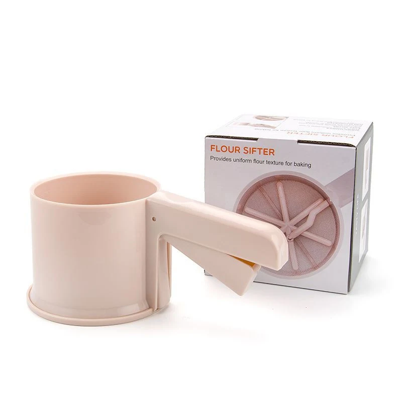 Hand flour filter for fine sifting. Removes lumps, enhances texture in baking. Simplifies cooking and achieves perfect r — photo 1