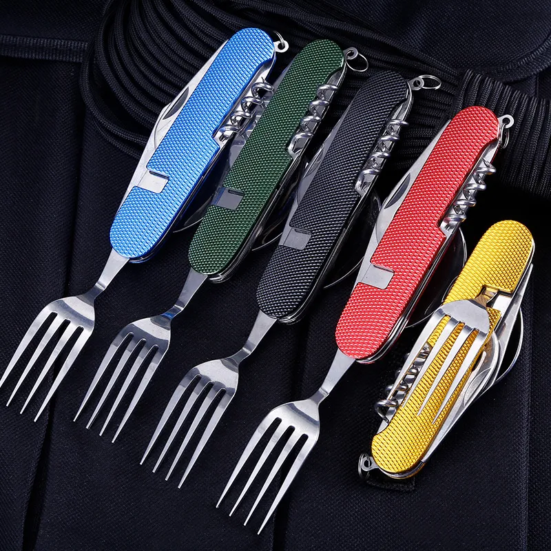 Title 3, Outdoor Portable Gift Knife, a multi-functional...