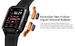 Waterproof silicone smart watch for an active lifestyle. Intelligent design, fitness tracking, and convenient notificati — photo 7